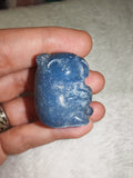 Natural Blue Aventurine Capybara Gemstone Crystal Carving