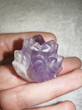 Natural Amethyst Frog Gemstone Crystal Carving 16g