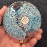 Vintage Caithness Glass Blue White Perfume Atomiser Handcrafted Scotland #12