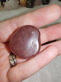 Natural Strawberry Quartz Sleeping Cat Gemstone Crystal Carving