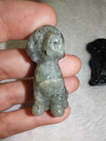Natural Labradorite Gemstone Dog Carving 20g Crystal Puppy
