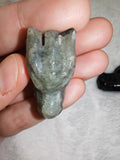 Natural Labradorite Carved Dragon Head Gemstone Crystal