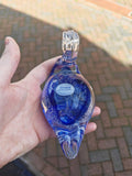 Vintage Italian Murano-Style Cobalt Blue Art Glass Swan 470g