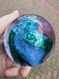 Caithness Wavecrest Alastair MacIntosh Art Glass Paperweight 610g Scotland