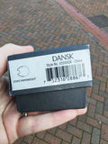 DANSK Otero Silver Plated Modernist Paperweight Original Box 5cm