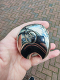 DANSK Otero Silver Plated Modernist Paperweight Original Box 5cm