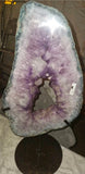 Amethyst Portal Geode with Calcite on Stand 7.44kg 53cm Statement Piece