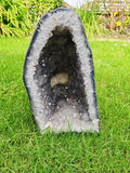 Amethyst Cathedral Geode 7.4kg Large Brazilian Crystal Cave Calcite Specimen