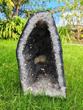 Amethyst Cathedral Geode 7.4kg Large Brazilian Crystal Cave Calcite Specimen