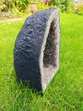 Amethyst Cathedral Geode 7.4kg Large Brazilian Crystal Cave Calcite Specimen