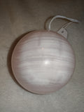 Pink Banded Calcite Sphere Blush Pink & White Polished Crystal 540g
