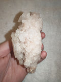 Pink Halite Crystal Cluster on Display Stand 203g Natural Cubic Salt Specimen