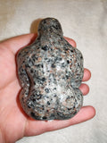 193g Natural Pink Granite Gorilla Carving Hand Carved Gemstone Ape Figurine