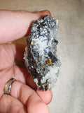 Raw Quartz Crystal Cluster Galena Pyrite Matrix Mineral Specimen Gemstone 74g
