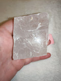 Optical Calcite Iceland Spar Rhomb Clear Gemstone Crystal Specimen 275g