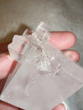 Optical Calcite Iceland Spar Crystal Cleavage Rhomb Gemstone Specimen 106g