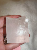 Optical Calcite Iceland Spar Crystal Cleavage Rhomb Gemstone Specimen 106g