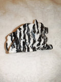 Zebra Marble Dragon Gargoyle Carving Crystal Figurine Statue 248g