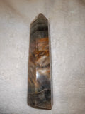 Polychrome Jasper Crystal Tower Point Polished Obelisk Desert Jasper 507g