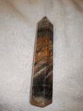 Polychrome Jasper Crystal Tower Point Polished Obelisk Desert Jasper 507g