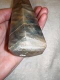 Polychrome Jasper Crystal Tower Point Polished Obelisk Desert Jasper 507g