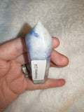 Dumortierite Quartz Crystal Point Tower Blue Mineral Generator Stone 72g
