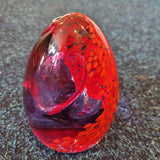 Caithness Ultra Hot Art Glass Paperweight Signed Numbered Pink Red 695g