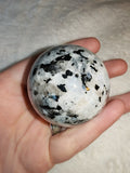 Rainbow Moonstone Sphere Blue Flash Crystal Ball Polished Mineral Display 160g