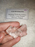 Clear Halite Crystal Cluster Wieliczka Poland Rock Salt Mineral Specimen