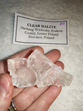 Clear Halite Crystal Cluster Wieliczka Poland Stepped Cubic Salt Mineral
