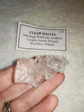 Clear Halite Crystal Cluster Wieliczka Poland Stepped Cubic Salt Mineral