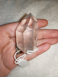 Polished Clear Quartz Point Inclusions Crystal Tower Healing Specimen 57g