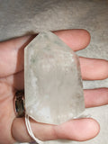 Natural Garden Quartz Lodolite Crystal Point Polished Chlorite Tower 63g