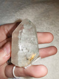 Natural Garden Quartz Lodolite Crystal Point Polished Chlorite Tower 63g