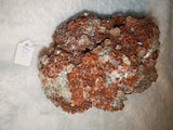 Large Red Aragonite Cluster Natural Crystal Specimen Healing Mineral 645g