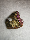Natural Chalcopyrite Peacock Ore Raw Mineral Specimen Iridescent Stone 28g