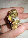Natural Chalcopyrite Peacock Ore Raw Mineral Specimen Iridescent Stone 28g