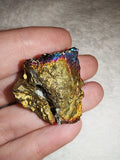 Natural Chalcopyrite Peacock Ore Raw Mineral Specimen Crystal Stone 18g