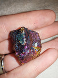 Natural Chalcopyrite Peacock Ore Raw Mineral Specimen Crystal Stone 18g
