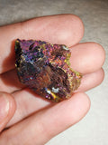 Natural Chalcopyrite Peacock Ore Raw Mineral Specimen Crystal Stone 18g