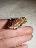 Natural Chalcopyrite Peacock Ore Raw Mineral Specimen Crystal Stone 18g