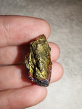 Natural Chalcopyrite Peacock Ore Raw Mineral Specimen Iridescent Stone 8g