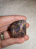 Natural Chalcopyrite Peacock Ore Raw Mineral Specimen Crystal Stone 64g