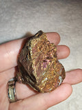 Natural Chalcopyrite Peacock Ore Raw Mineral Specimen Crystal Stone 73g