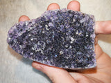 Uruguayan Amethyst Geode Slice Raw Crystal Cluster Specimen 187g