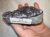 Uruguayan Amethyst Geode Slice Raw Crystal Cluster Specimen 187g