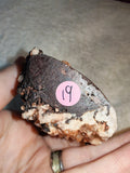 Dogtooth Calcite Crystal Specimen Golden Calcite Goethite Matrix 254g
