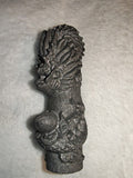 Carved Black Stone Dragon Tower Point Figurine Crystal Carving 78g