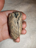 Polished Septarian Nodule Slices Pair Dragon Stone Webbed Slice Set 127g