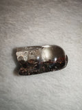 Lodolite Garden Quartz Sleeping Cat Figurine Inclusion Crystal Carving 18g